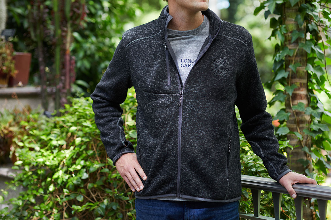 Longwood Gardens Mens Fleece Jacket