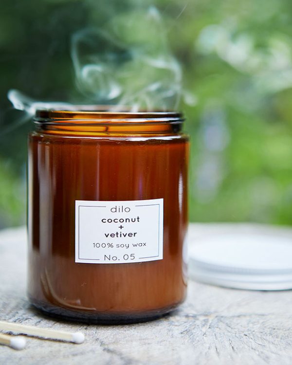 Coconut + Vetiver Soy Candle