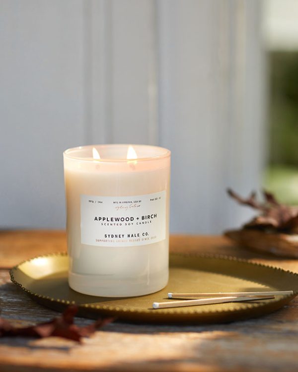 Applewood + Birch Candle