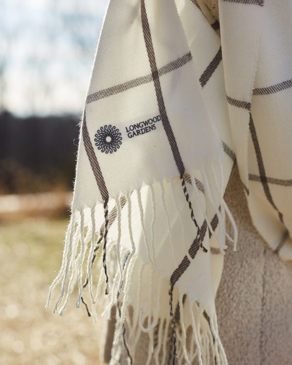 Longwood Gardens Plaid Throw